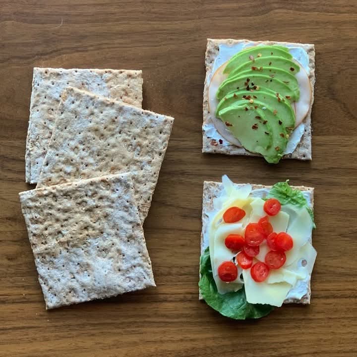 Kex och avokado