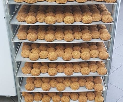Falafel på vagn