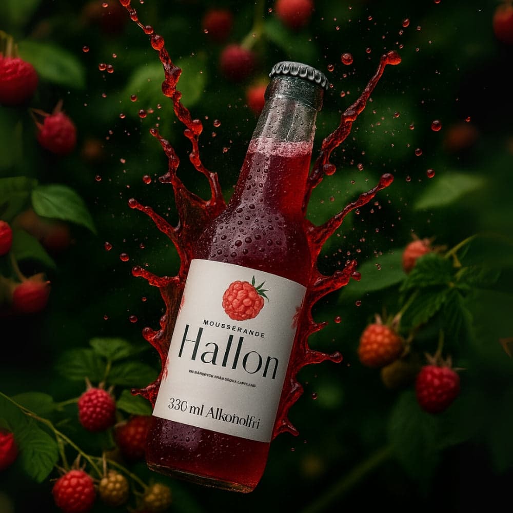 Mousserande Hallon 33 cl