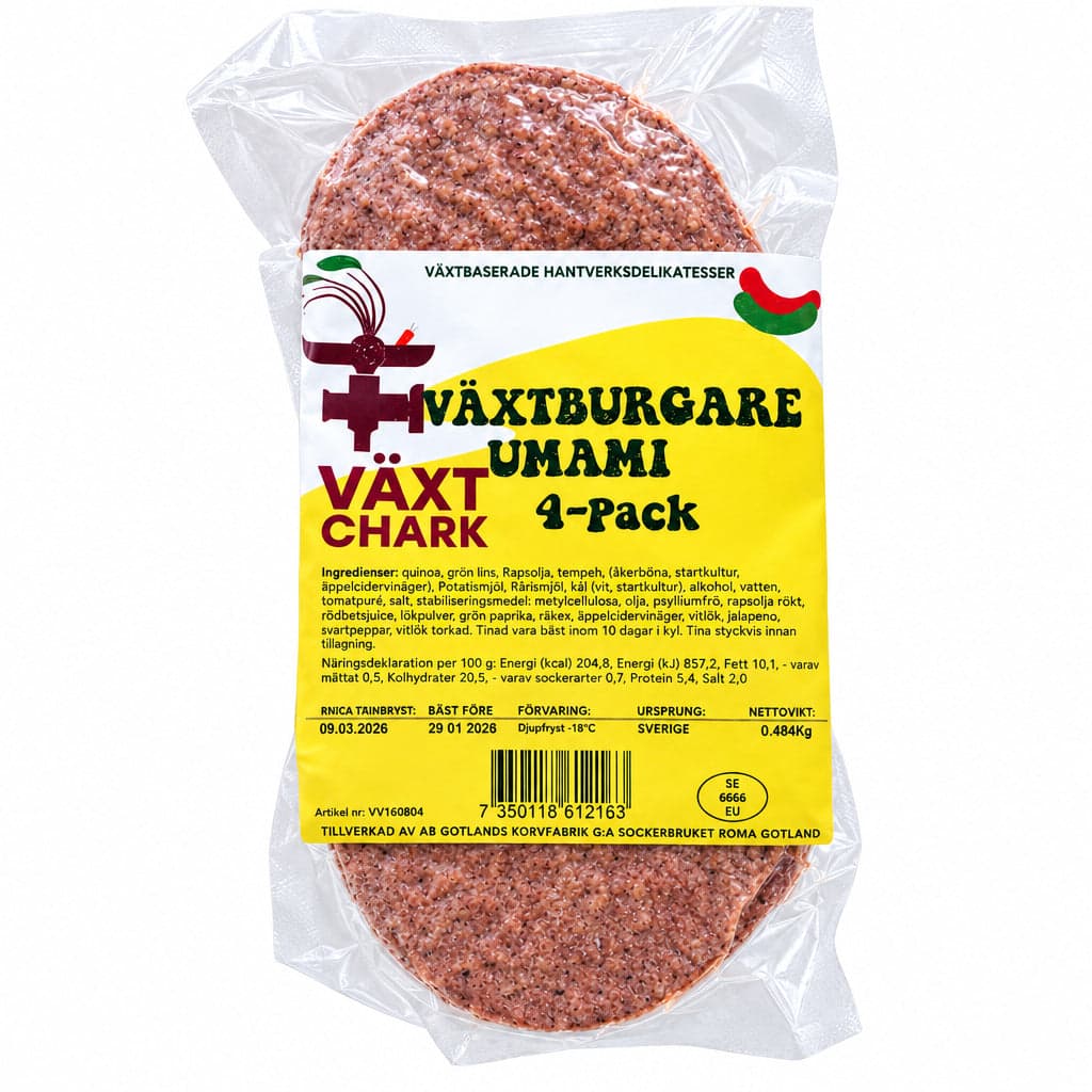Växtburgare Umami 4pack FRYST
