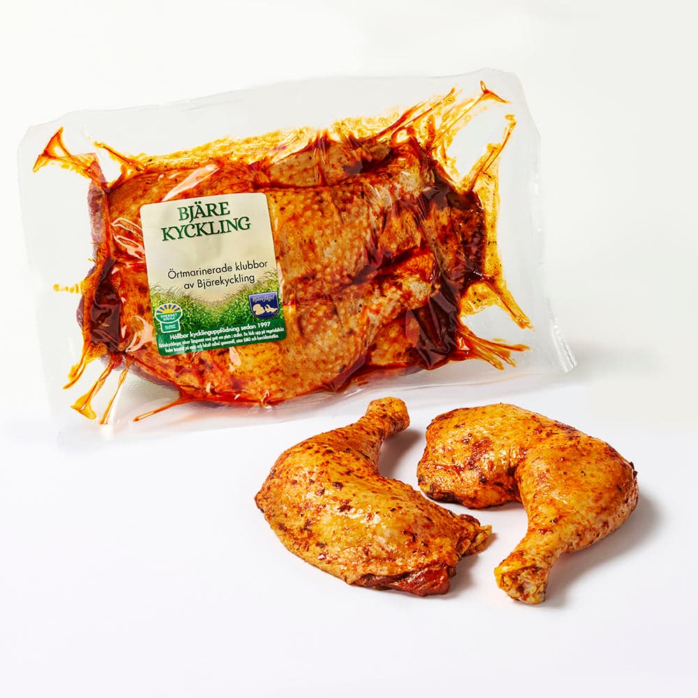 Örtmarinerade kycklingklubbor - ca 1 kg - Långsamt växande