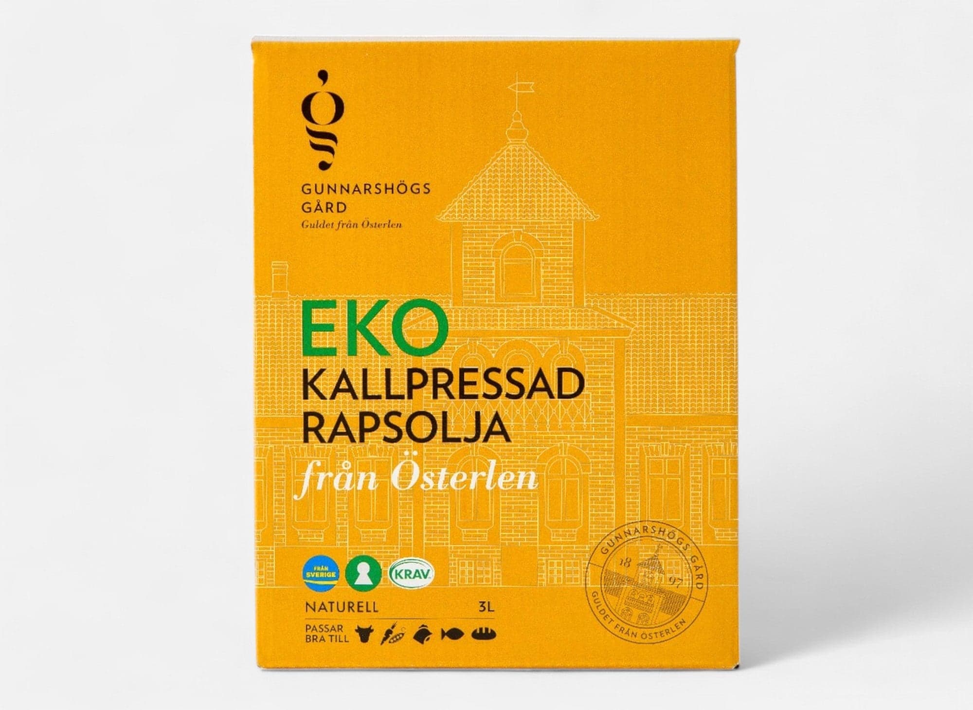 Kallpressad Rapsolja EKO 3 L bag-in-box