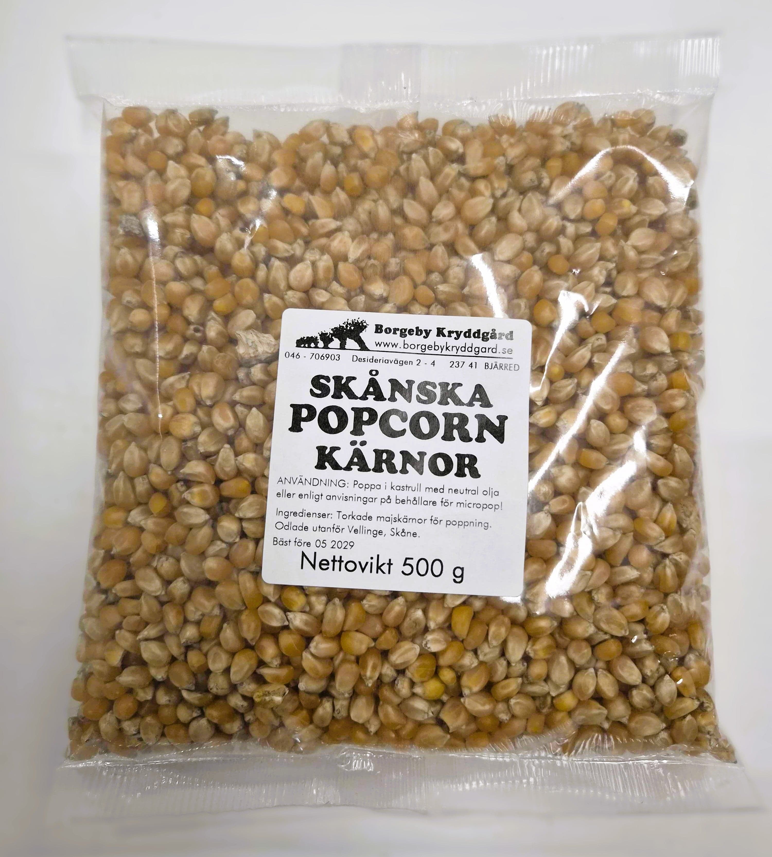 Skånska Popcornkärnor - 500g