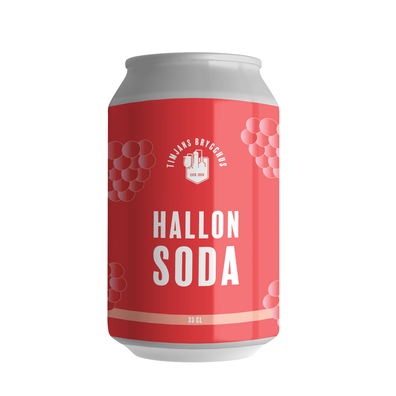Klassisk Hallonsoda 330ml