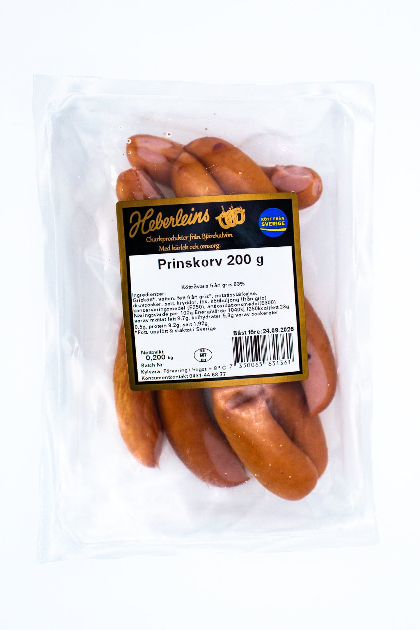 Prinskorv 200g