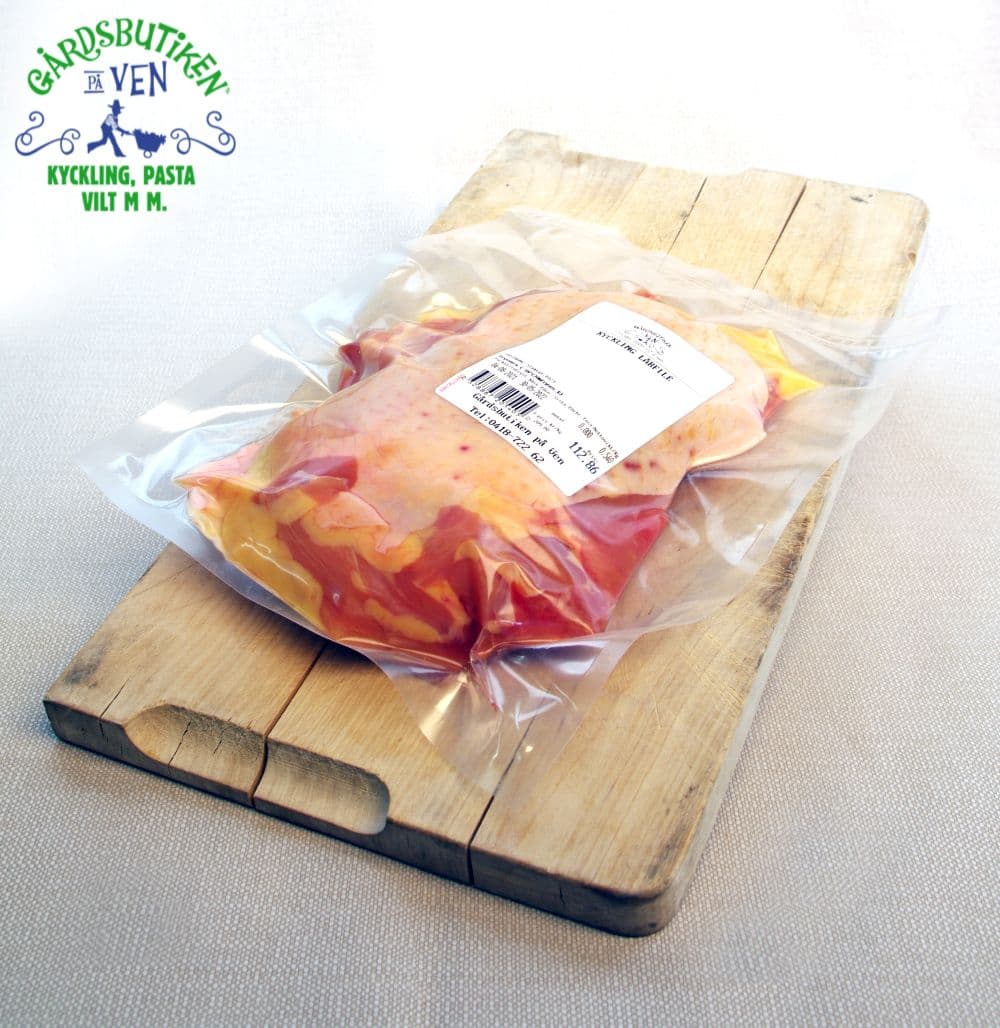 Lårfile (benfri), från utekyckling, 1 par ca 450 gram (fryst)
