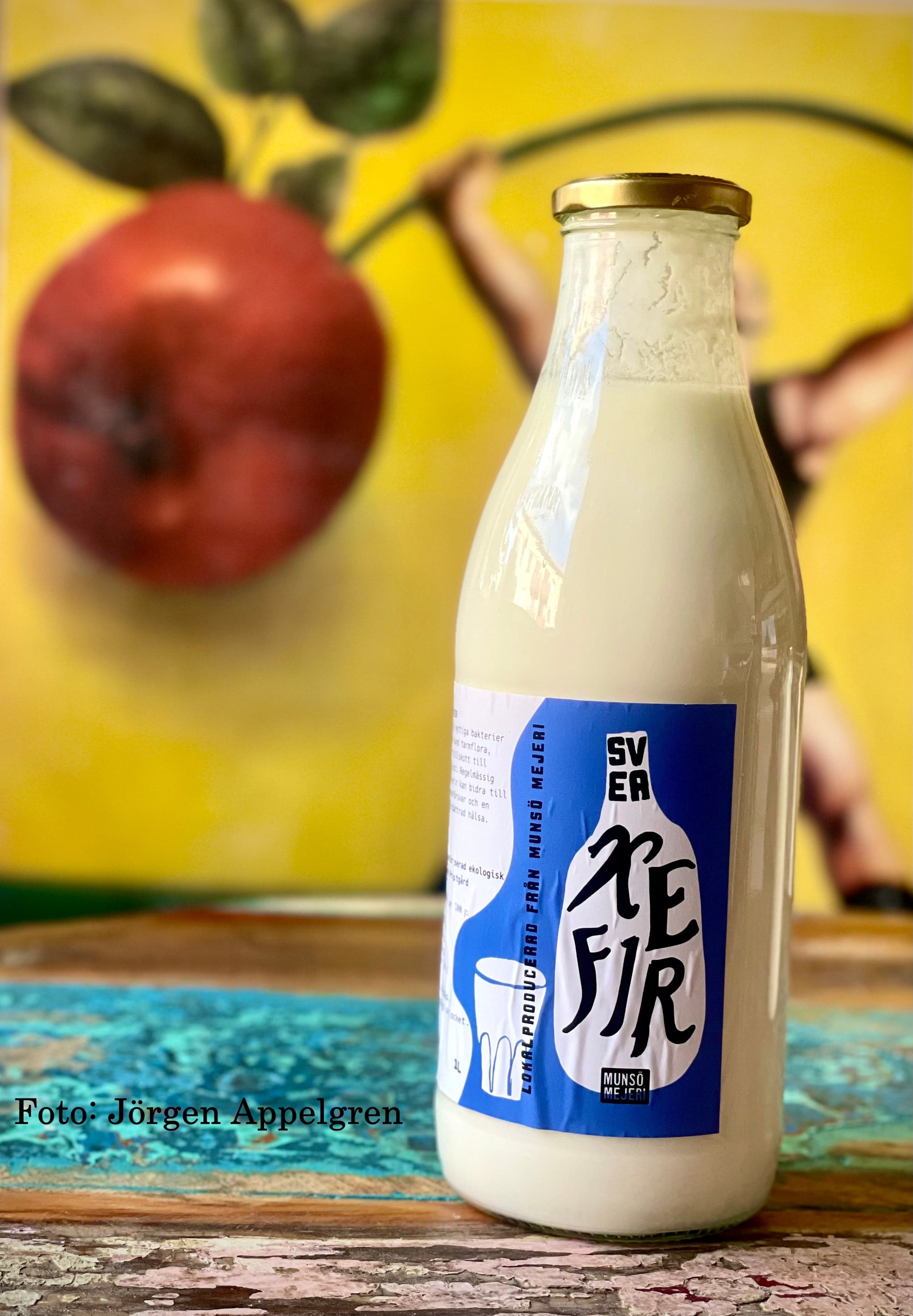 Svea kefir 1 Liter glasflaska