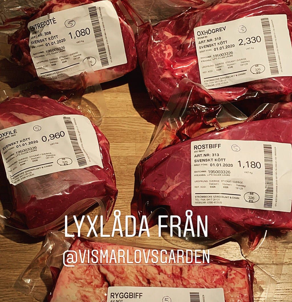 Lyxlåda Vismarlövsgården ca 18kg