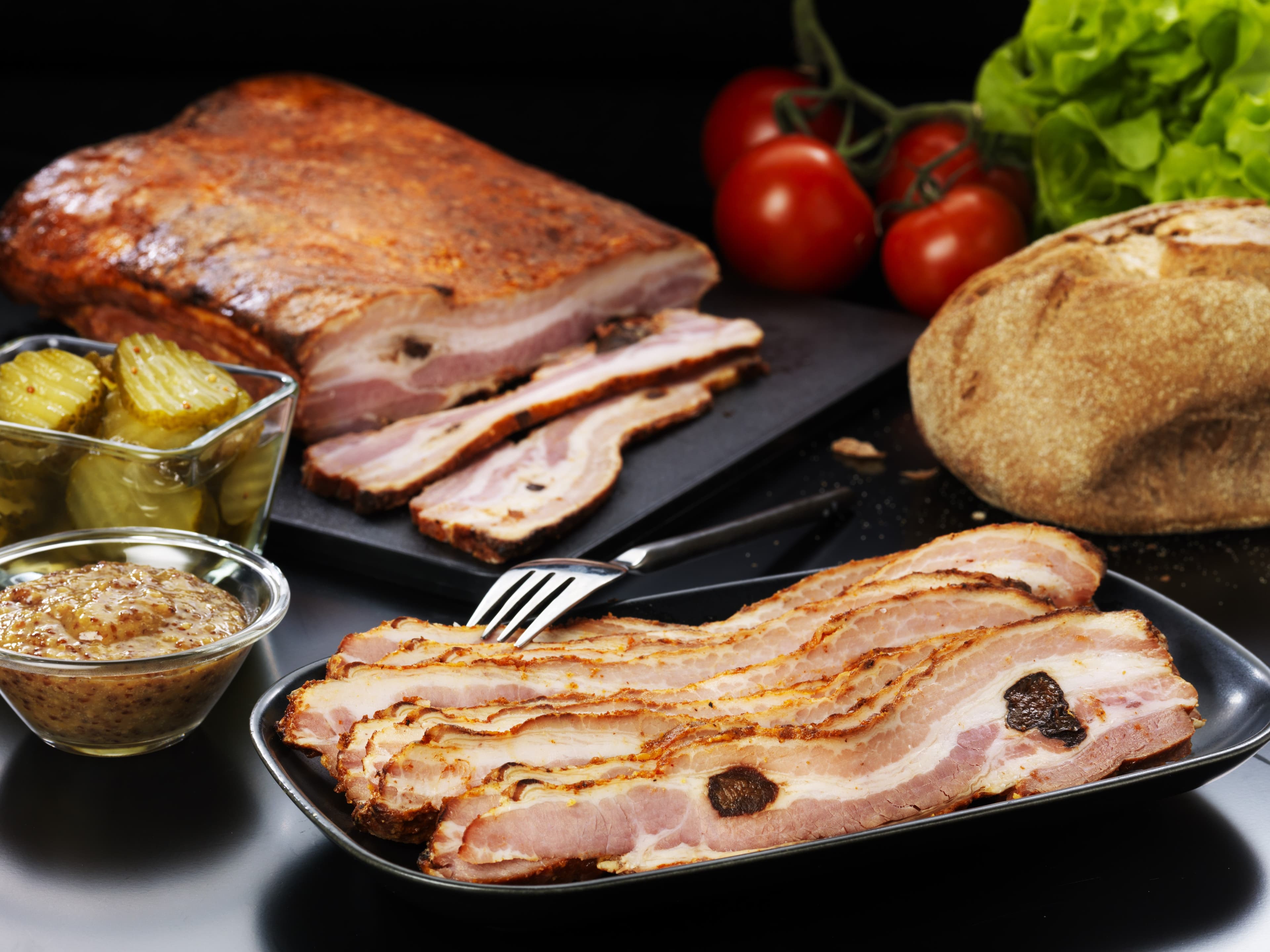 Grillat fläsk skivat 100g
