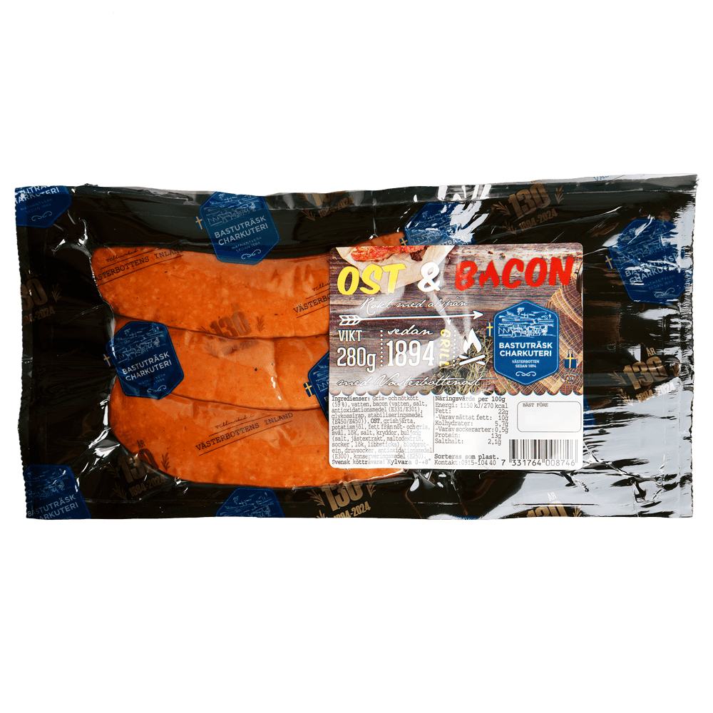 Ost & Bacongrill 3-p 280g