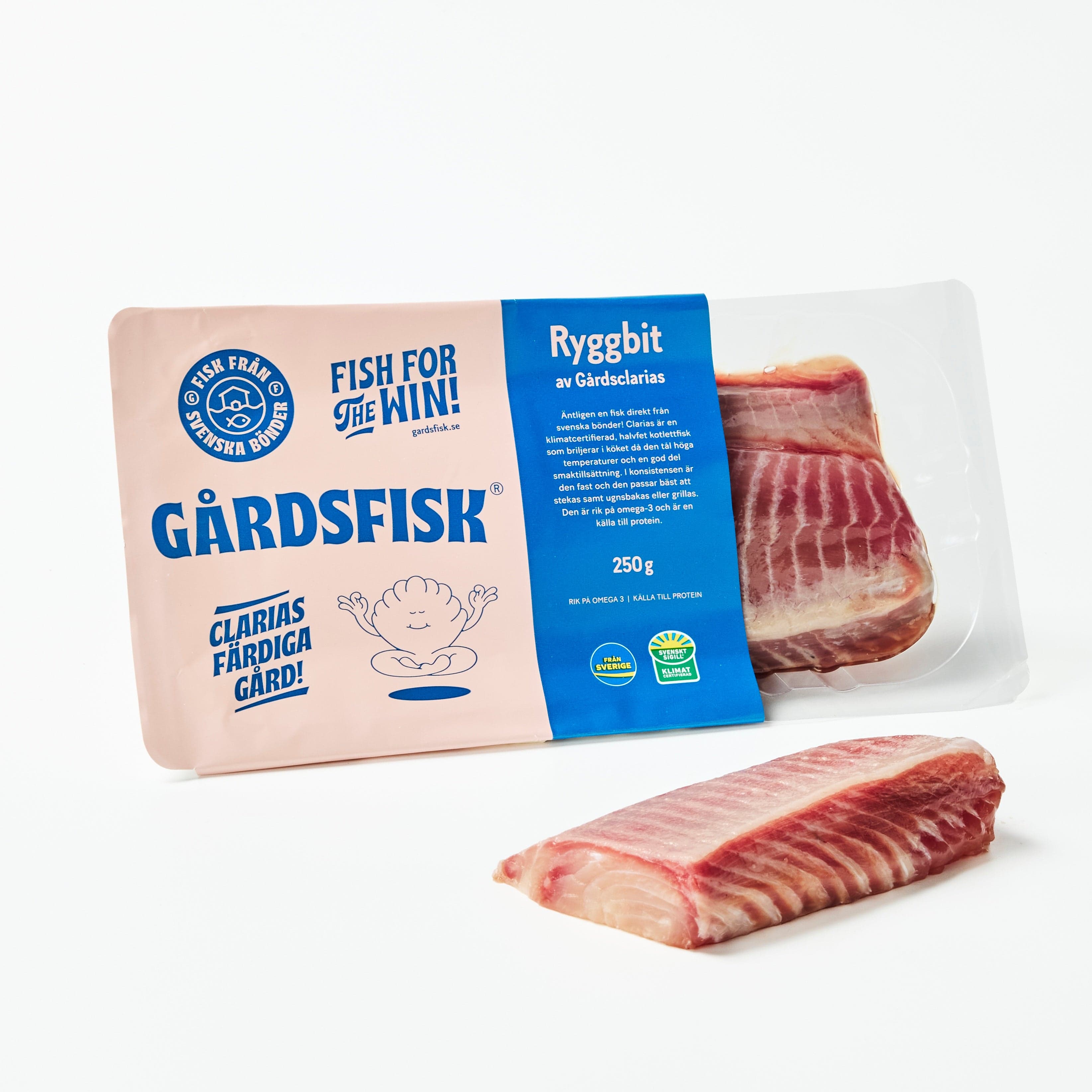 Fiskfilé av Gårdsclarias 250g (FRYST)