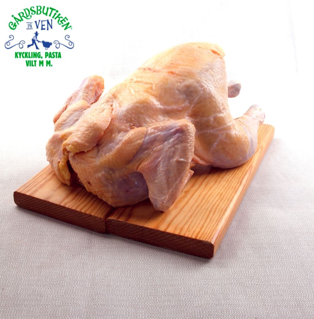 Hel kyckling 3-4kg , från utekyckling!