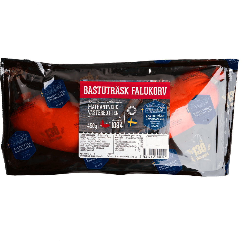 Bastuträsk falukorv 450g