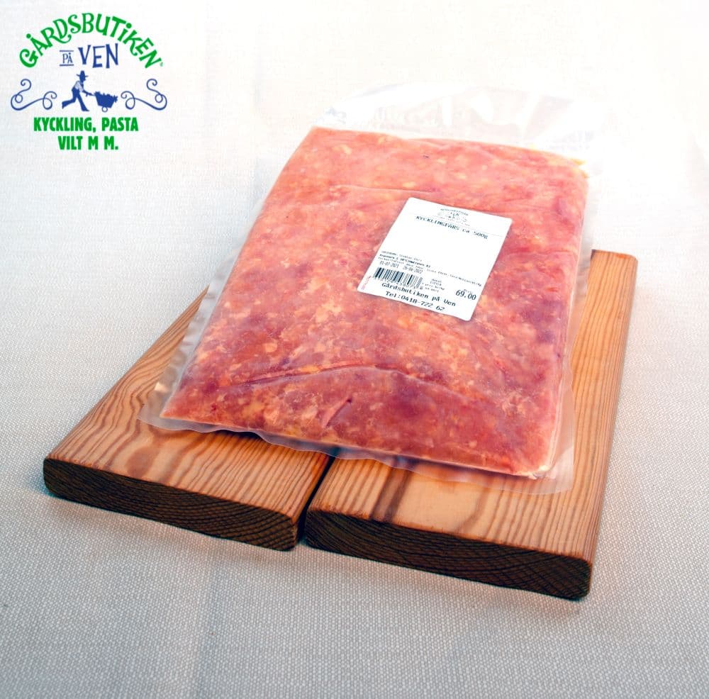 Färs, från utekyckling, 500g (fryst)