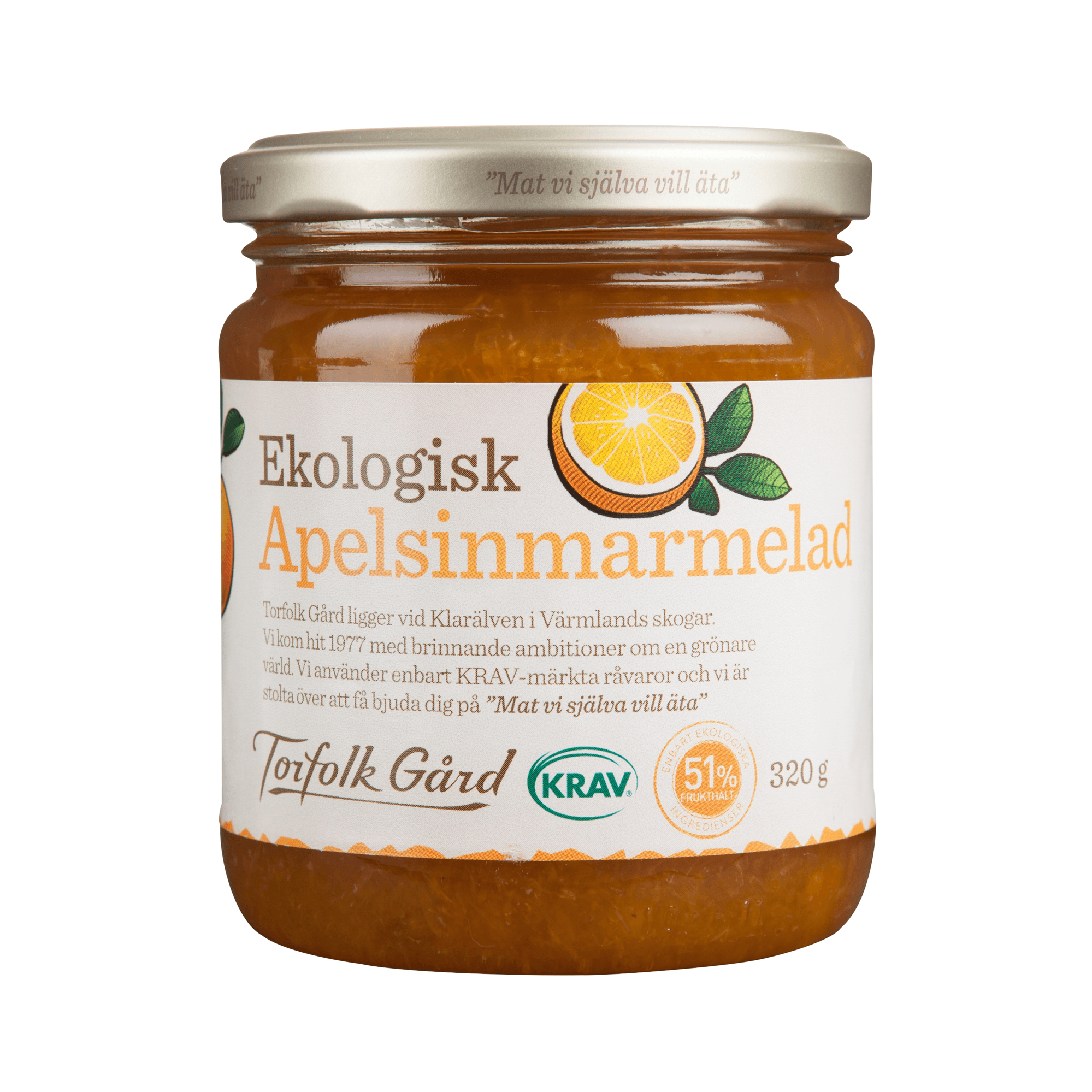Apelsinmarmelad KRAV 320g