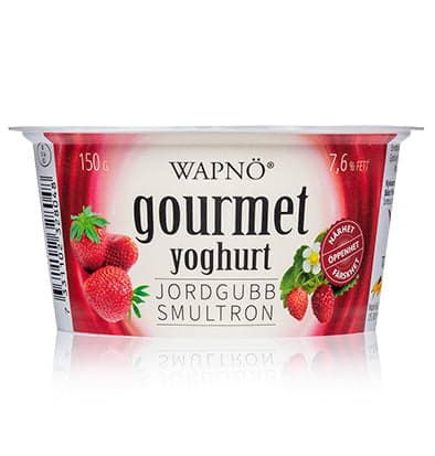 Gourmetyoghurt Jordgubb/Smultron 7,6%