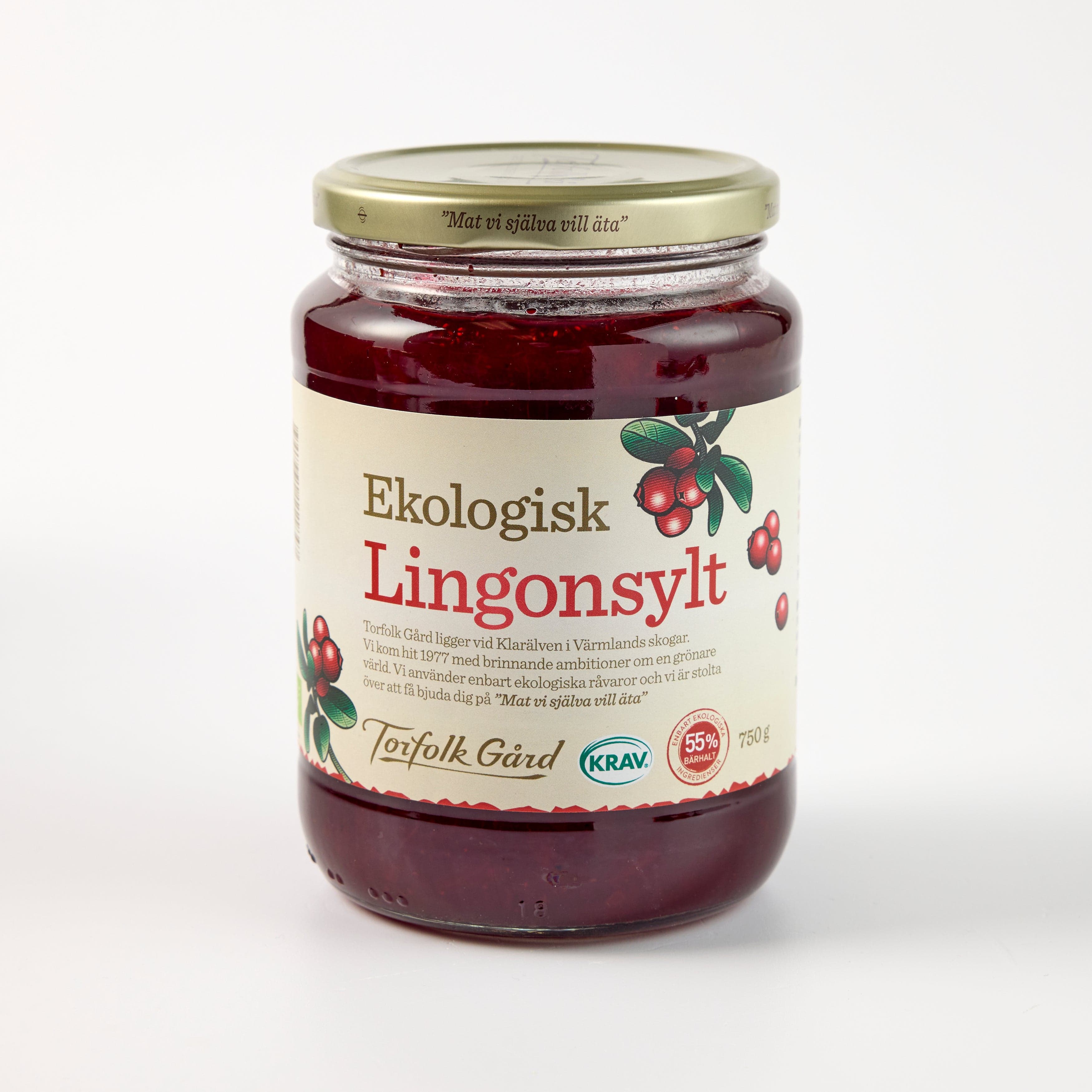 Lingonsylt KRAV 750g