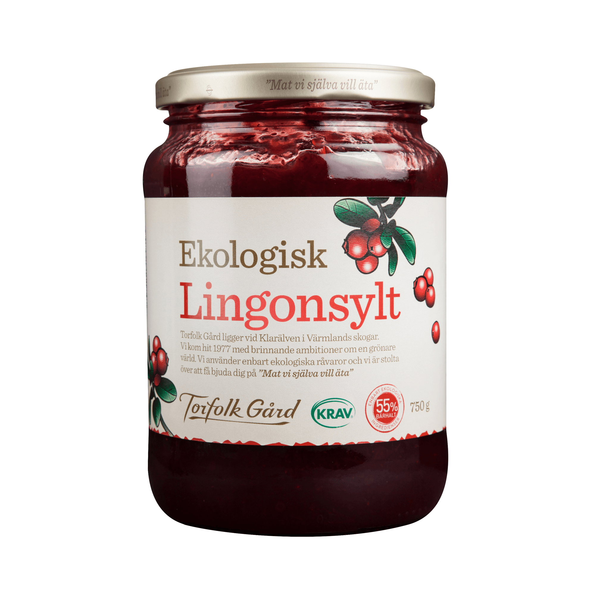 Lingonsylt KRAV 750g