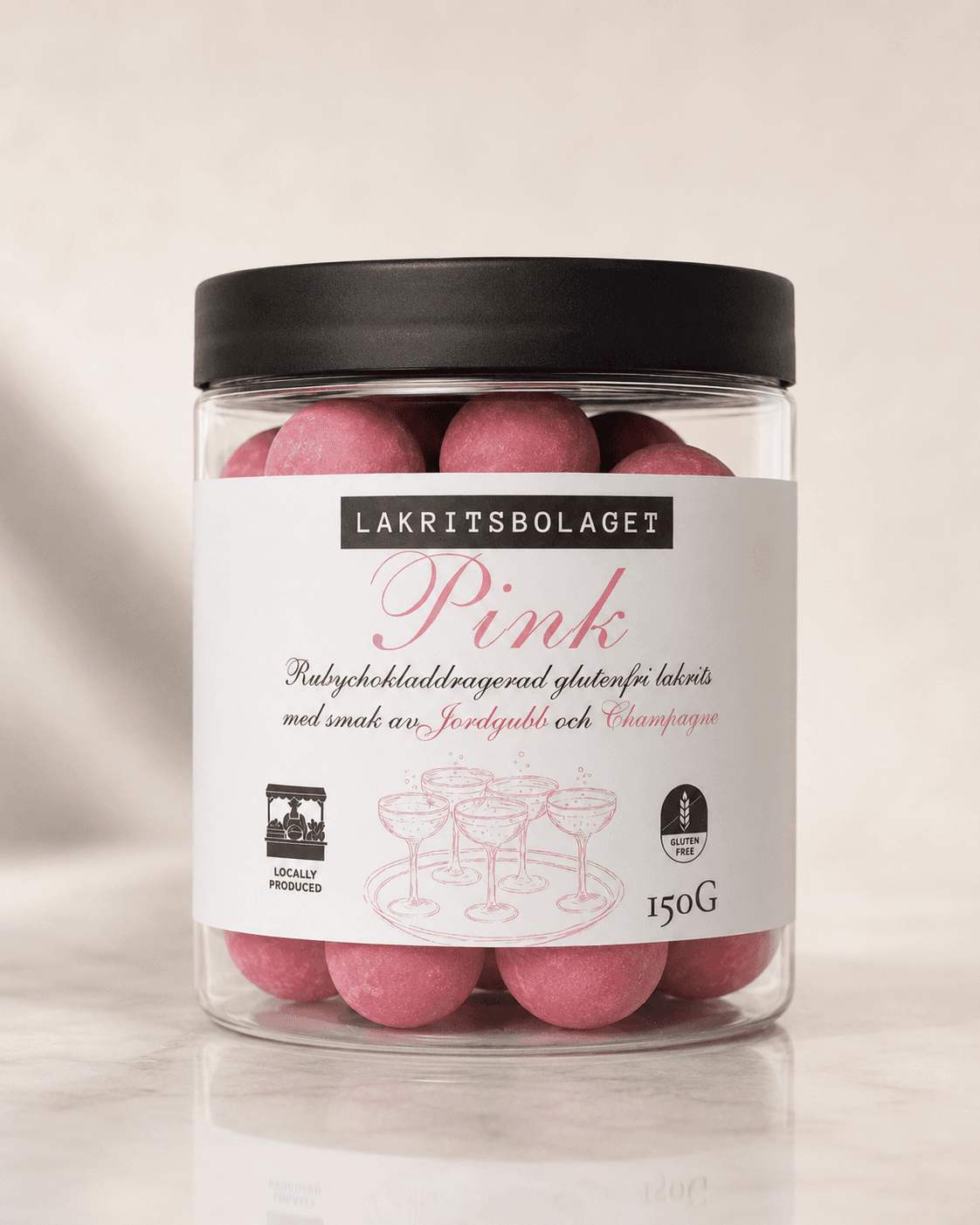 Lakrits - Pink Champagne (Jordgubb och champagne)