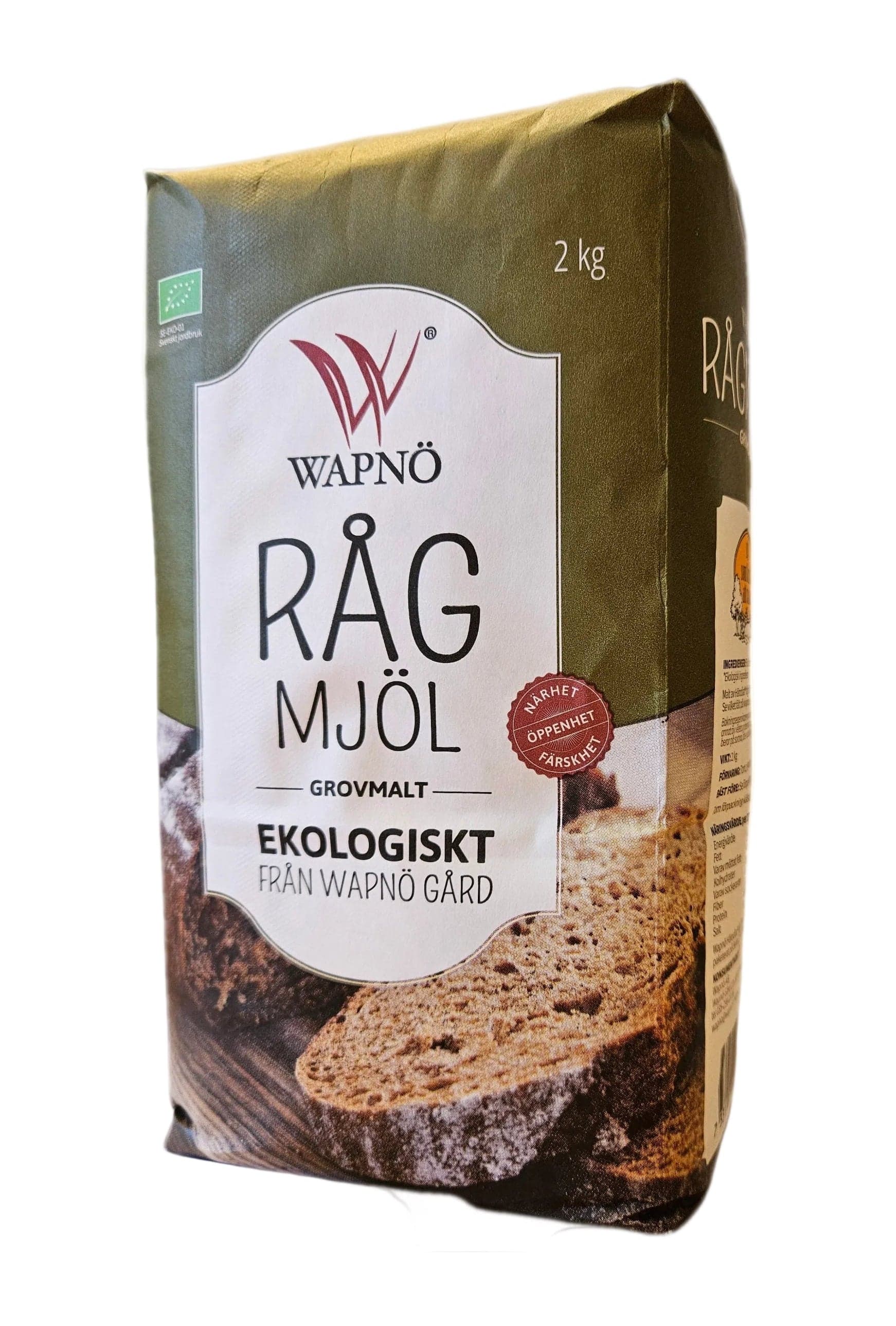 Rågmjöl Grovmalt - EKO 2kg