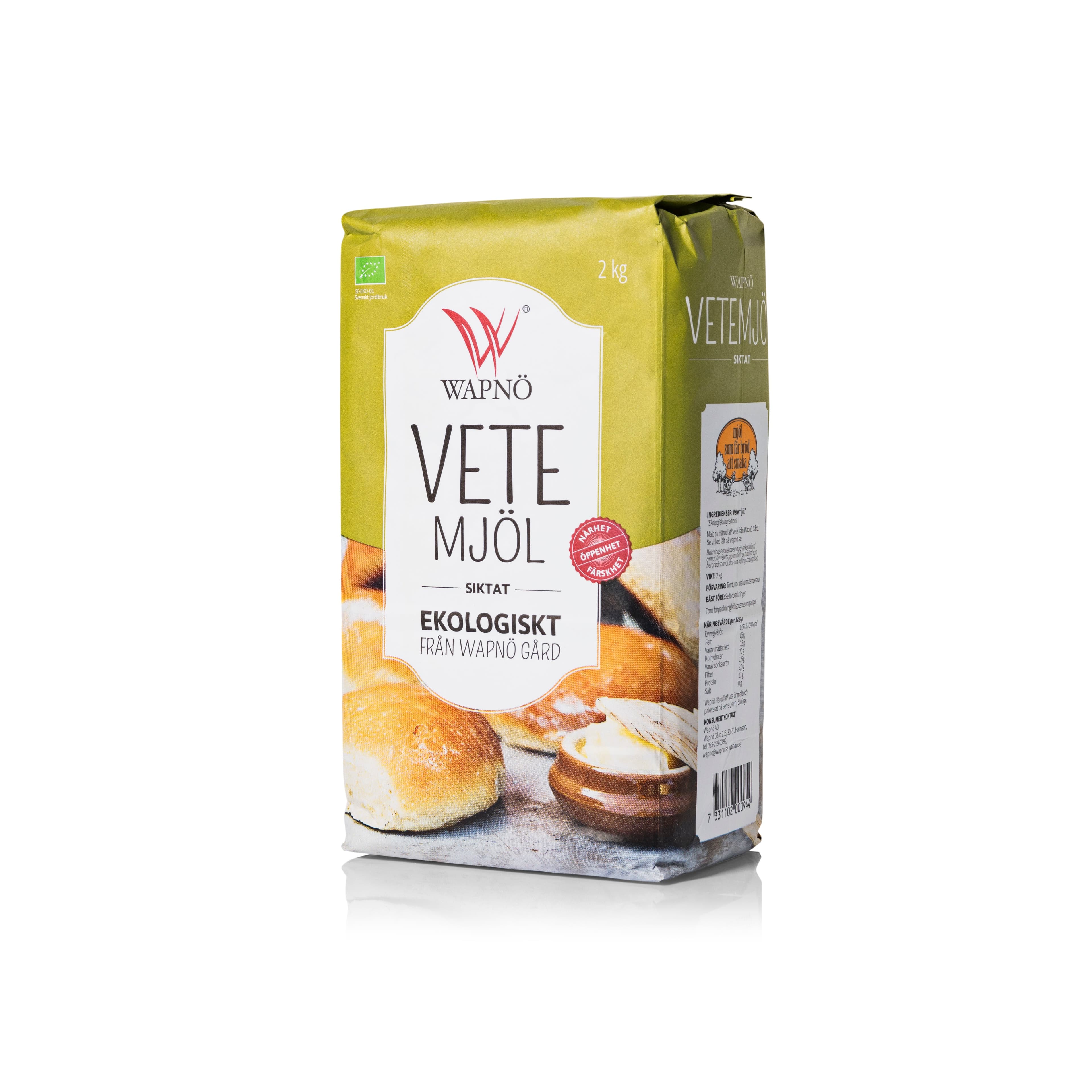 Vetemjöl Siktat - EKO 2kg