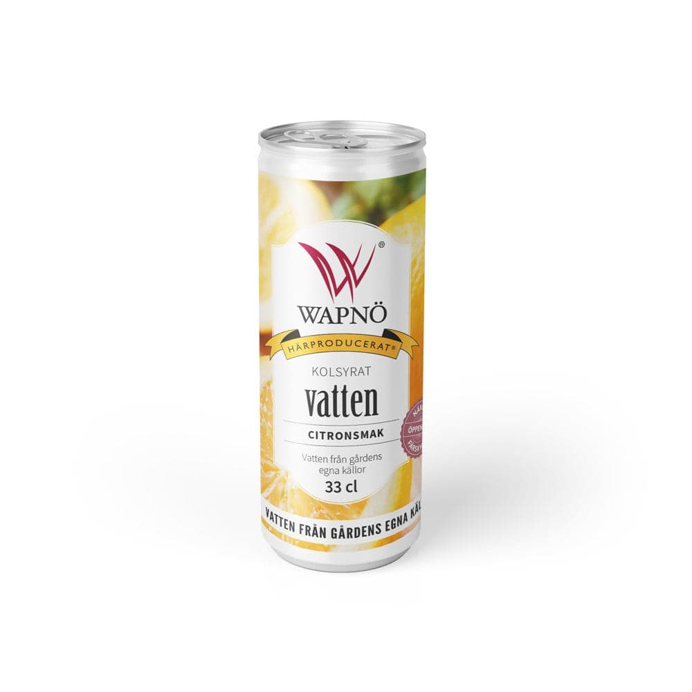 Wapnö Kolsyrat Vatten citronsmak 33 cl