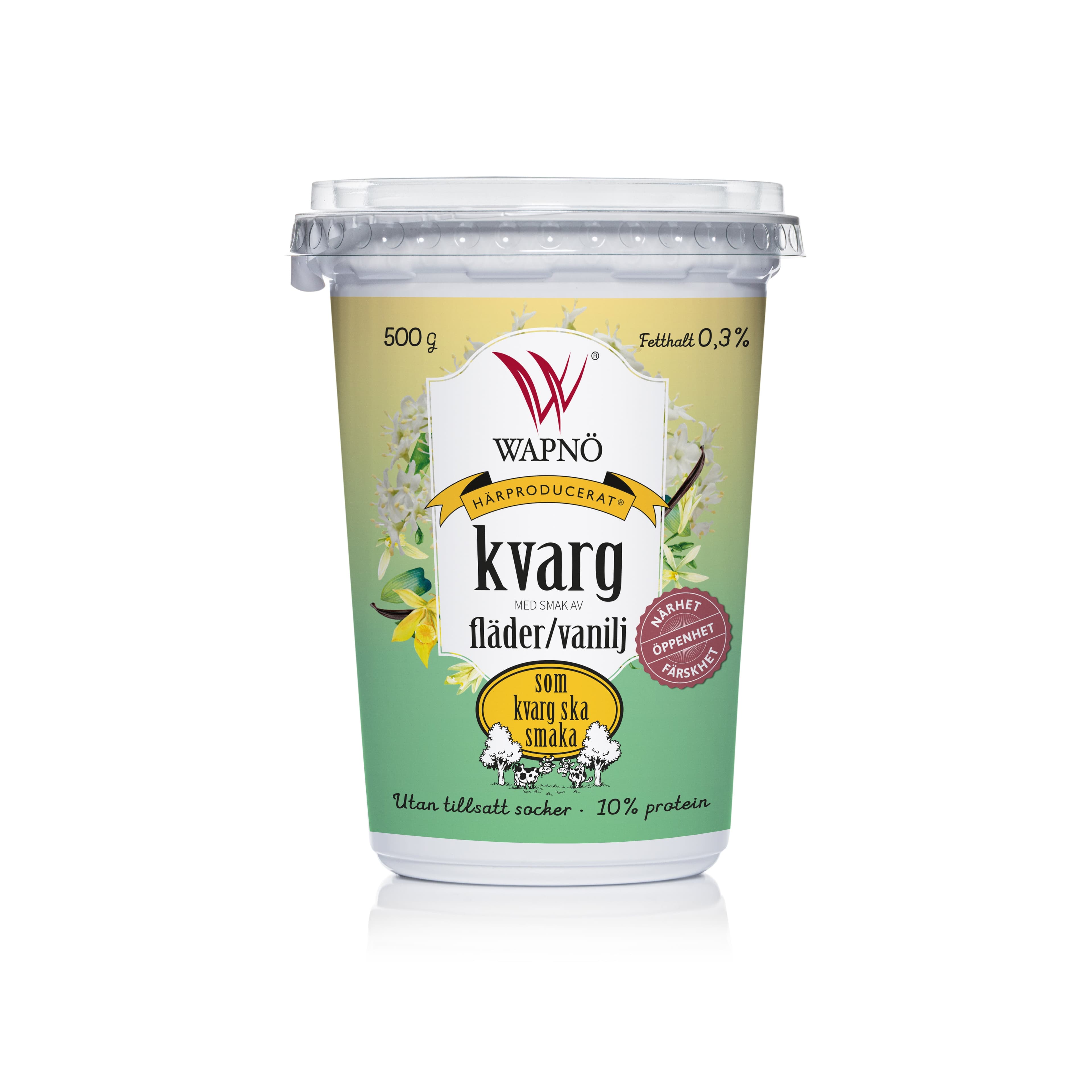 Kvarg Fläder/Vanilj 0,3% 5dl