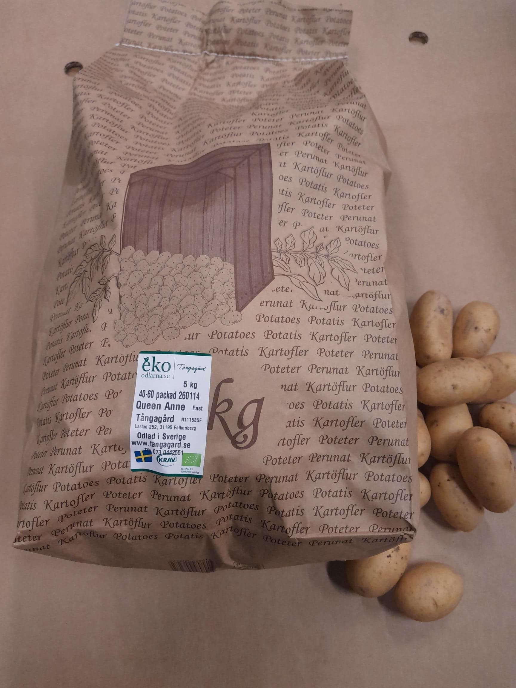 Potatis KRAV Queen Anne fast 5 kg