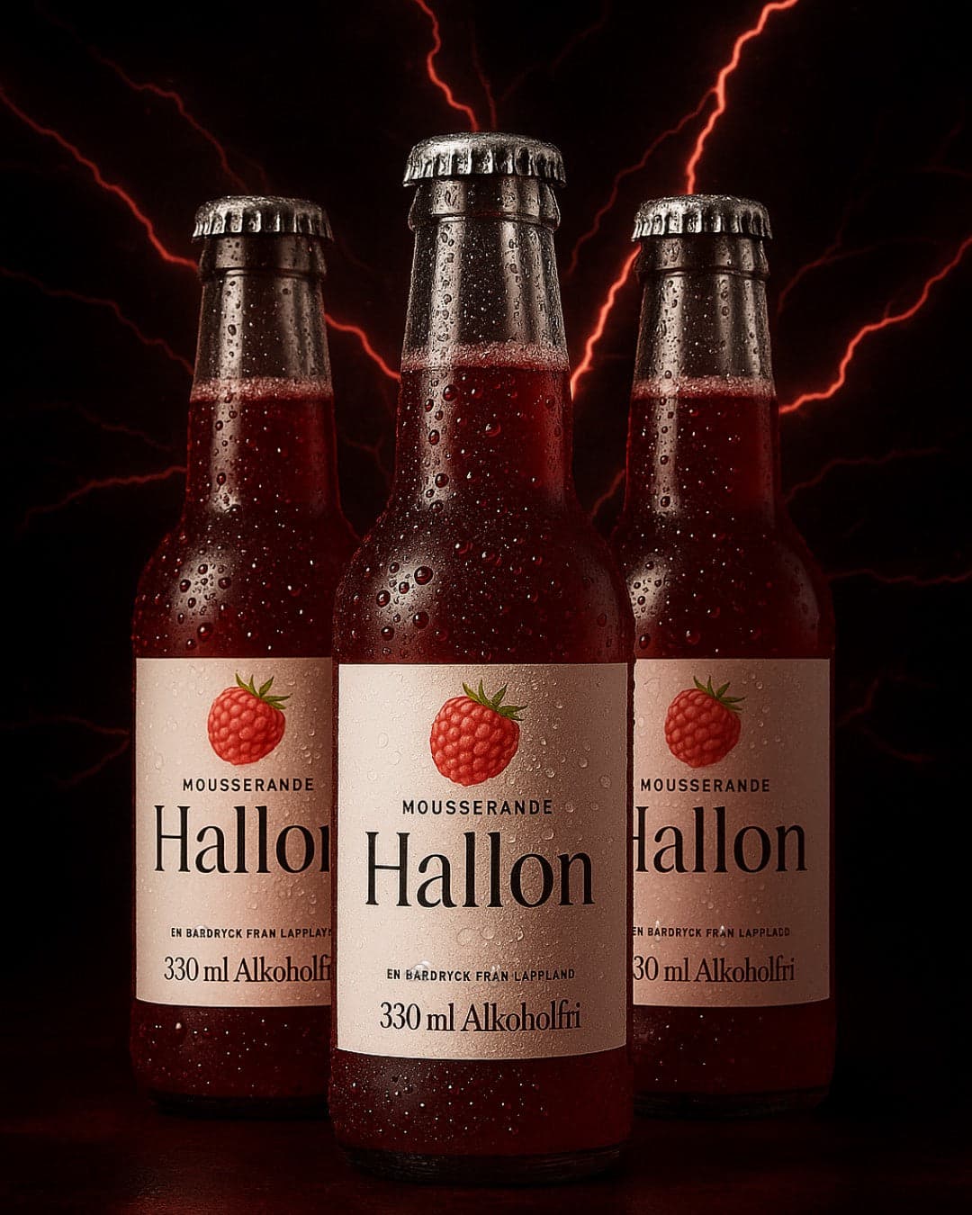 Mousserande Hallon 33 cl