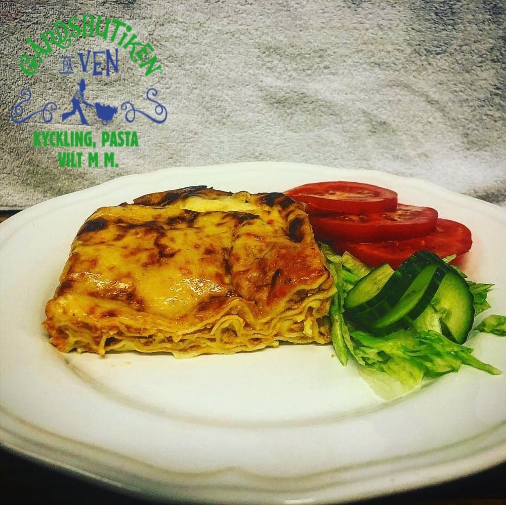 Lasagne, från Gårdsbutiken på Ven´s utekycklingar FRYST