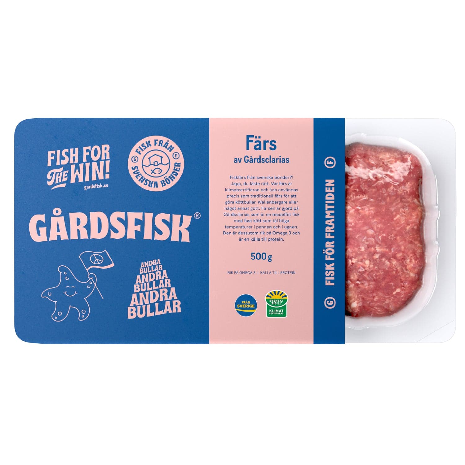 Fiskfärs av Gårdsclarias 500g (FRYST)