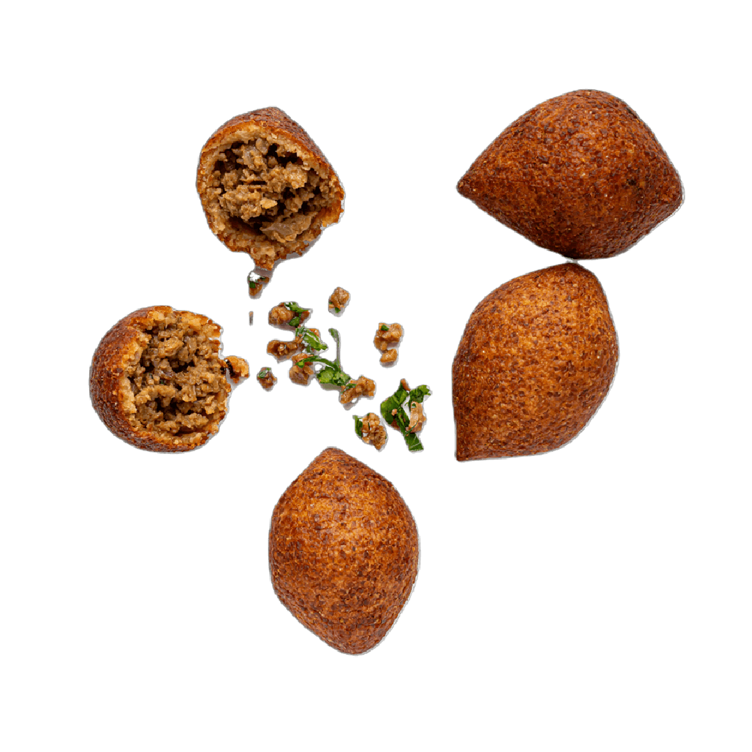 Kibbeh - Bulgurbollar med vegofärs FRYST