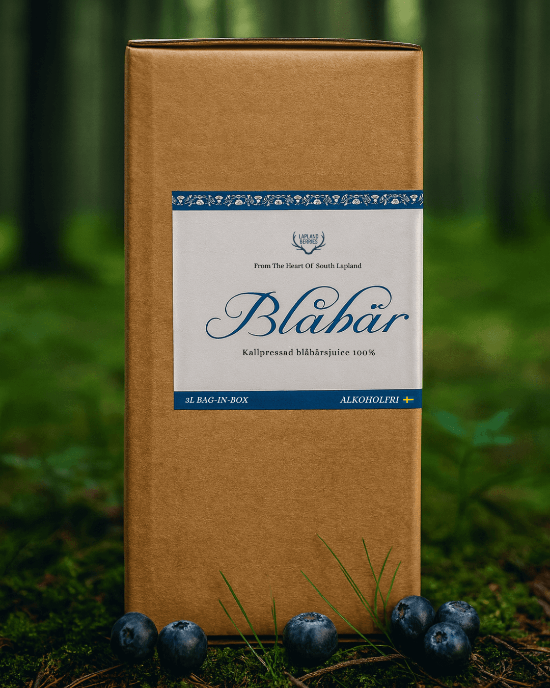 Blåbärsjuice - 3L (3l bag in box är slut pga råvarubrist)
