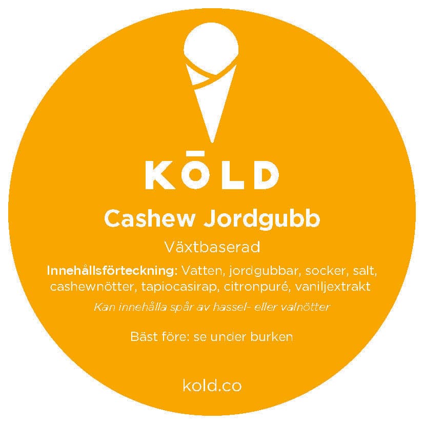 Cashew Jordgubb FRYST