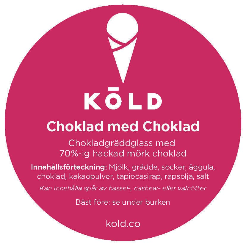 Choklad med Choklad FRYST