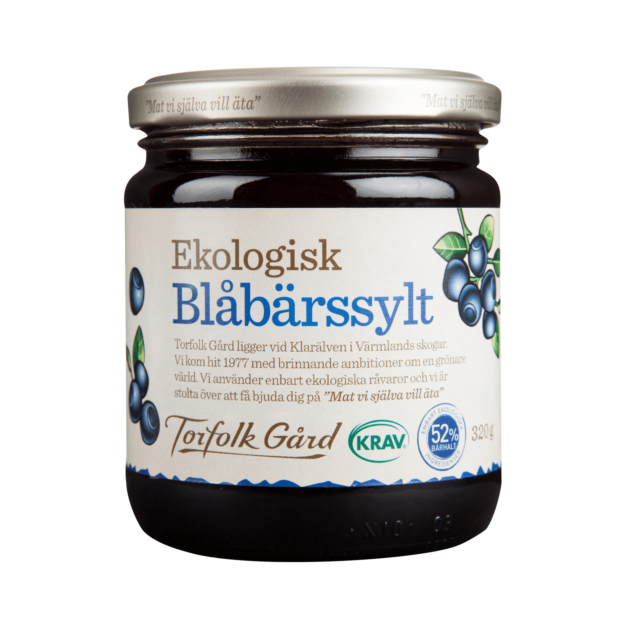 Blåbärssylt KRAV 320g