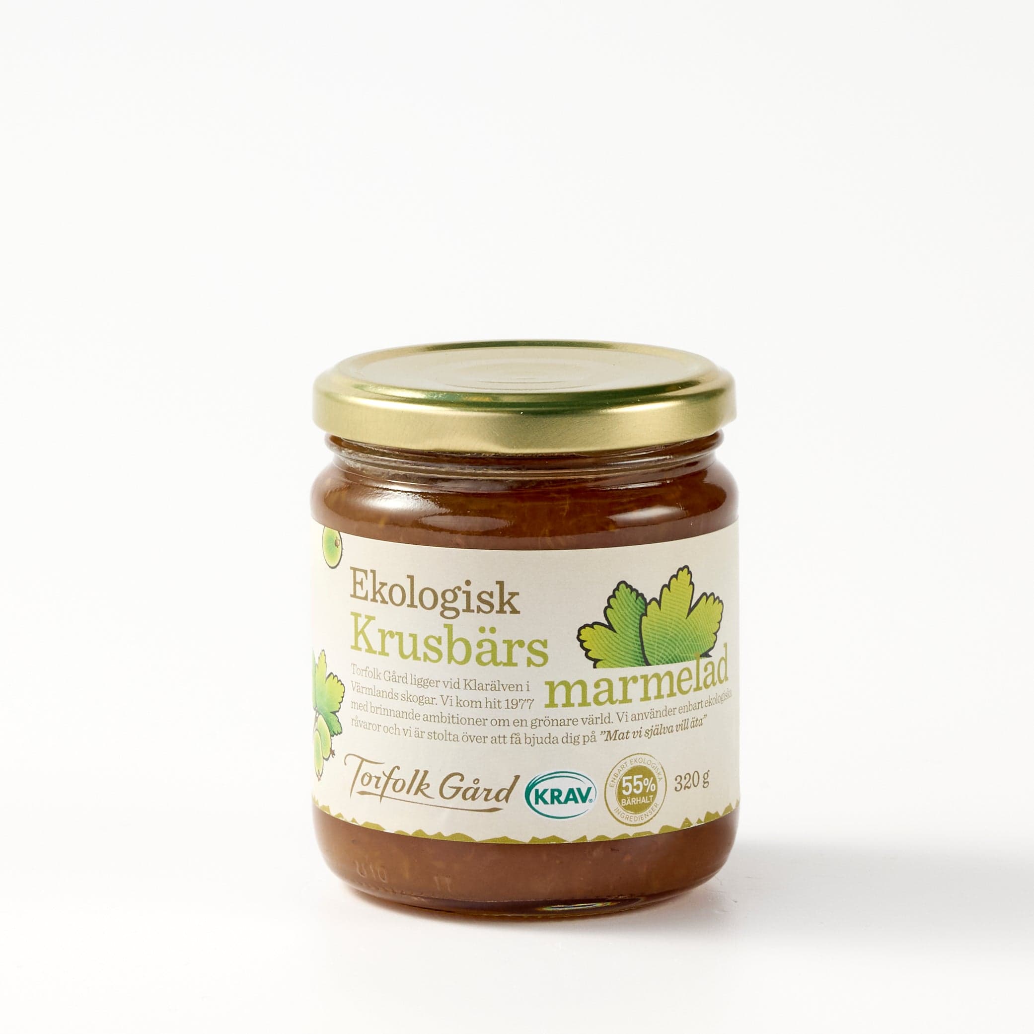Krusbärmarmelad KRAV 320g