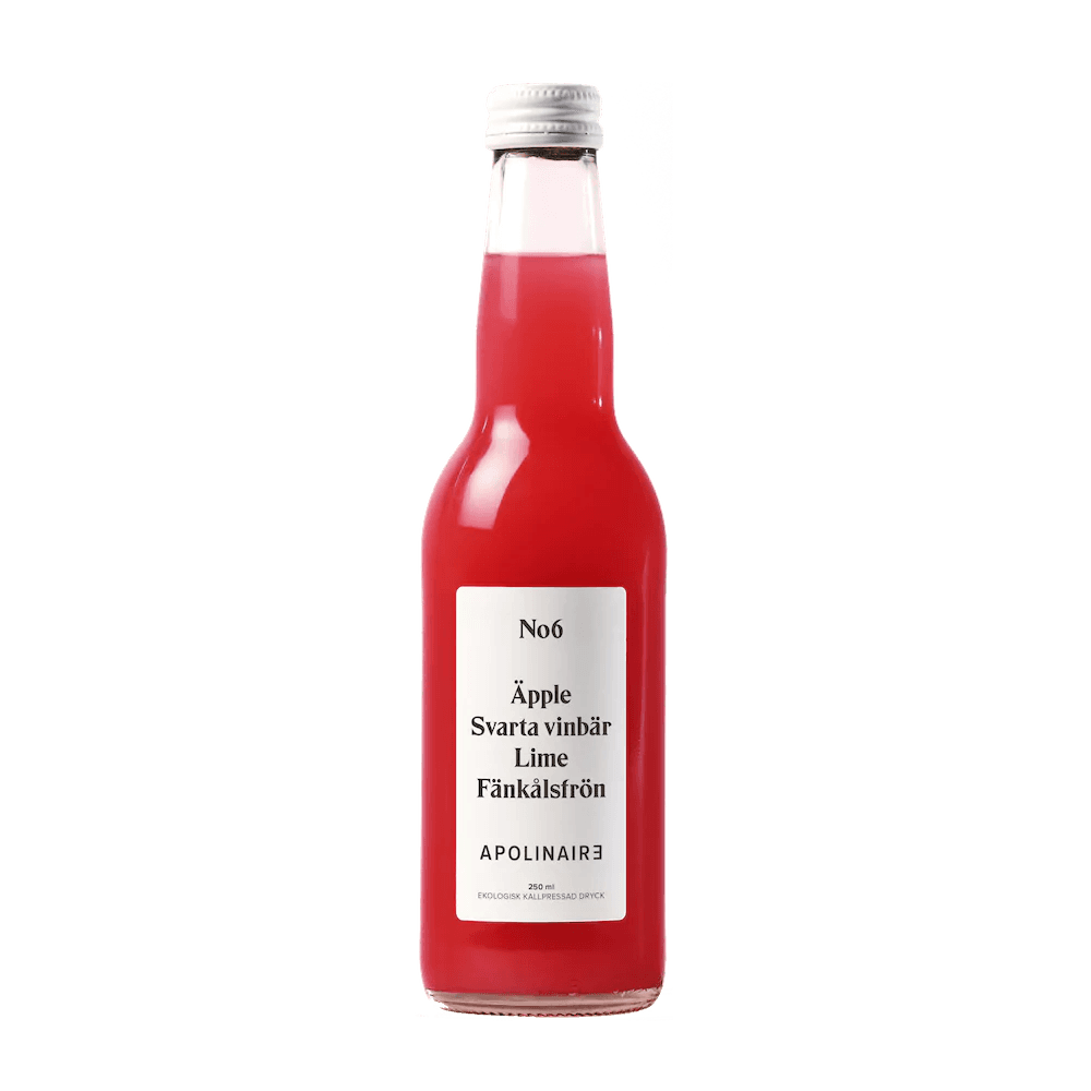 No6 Äpple, Svarta vinbär, Lime & Fänkål