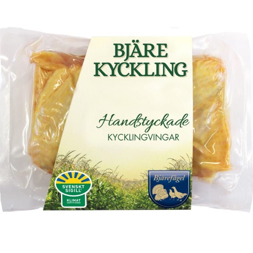 Bjärekycklingvingar 400-600g - Mylla Bjärefågel