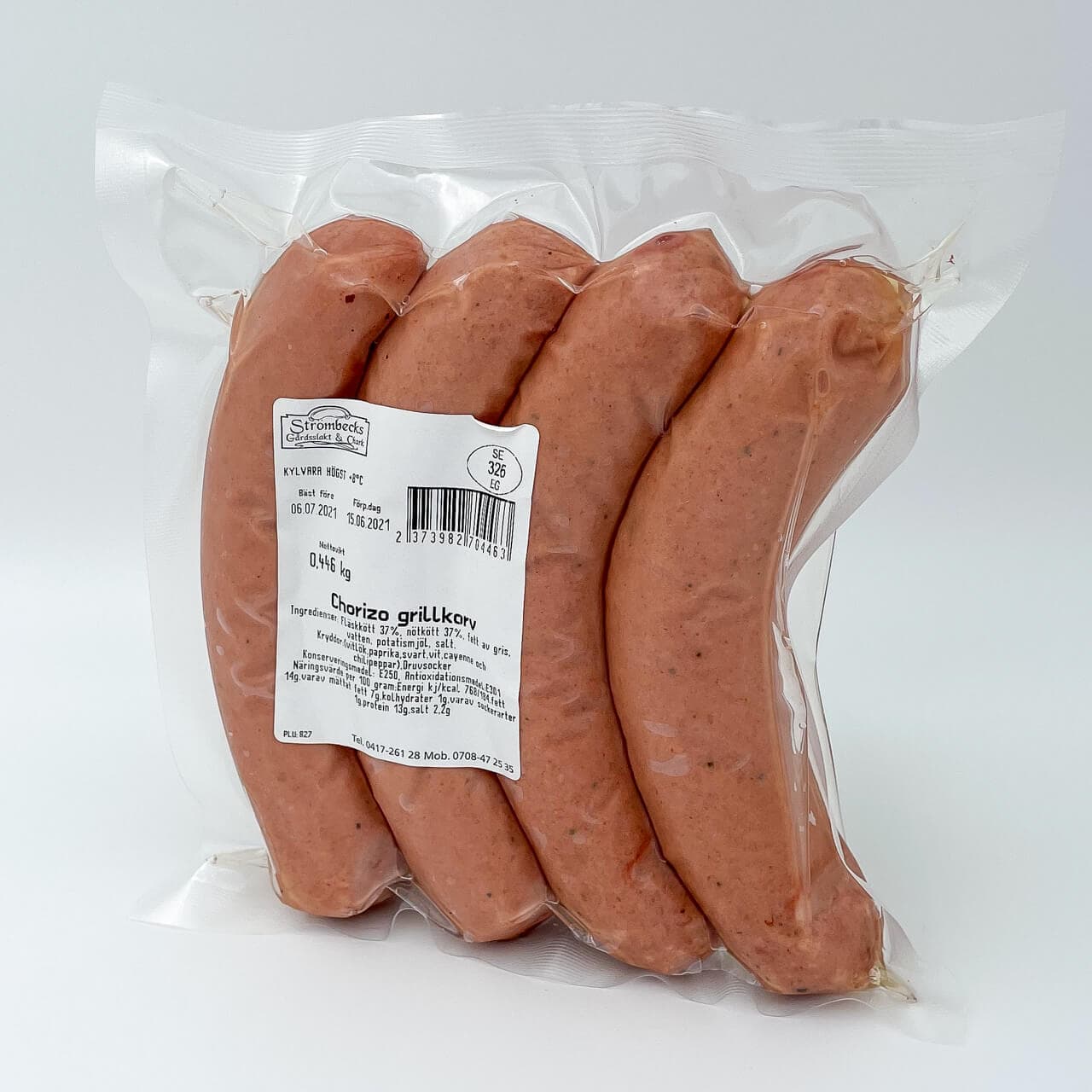 Chorizo 440g - Mylla Strömbecks