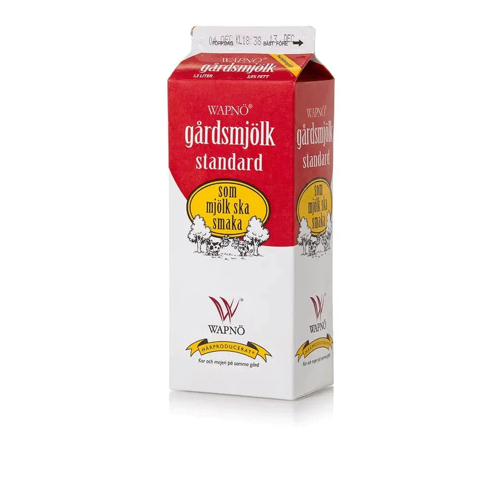 Gårdsmjölk standard 3% - Mylla Wapnö