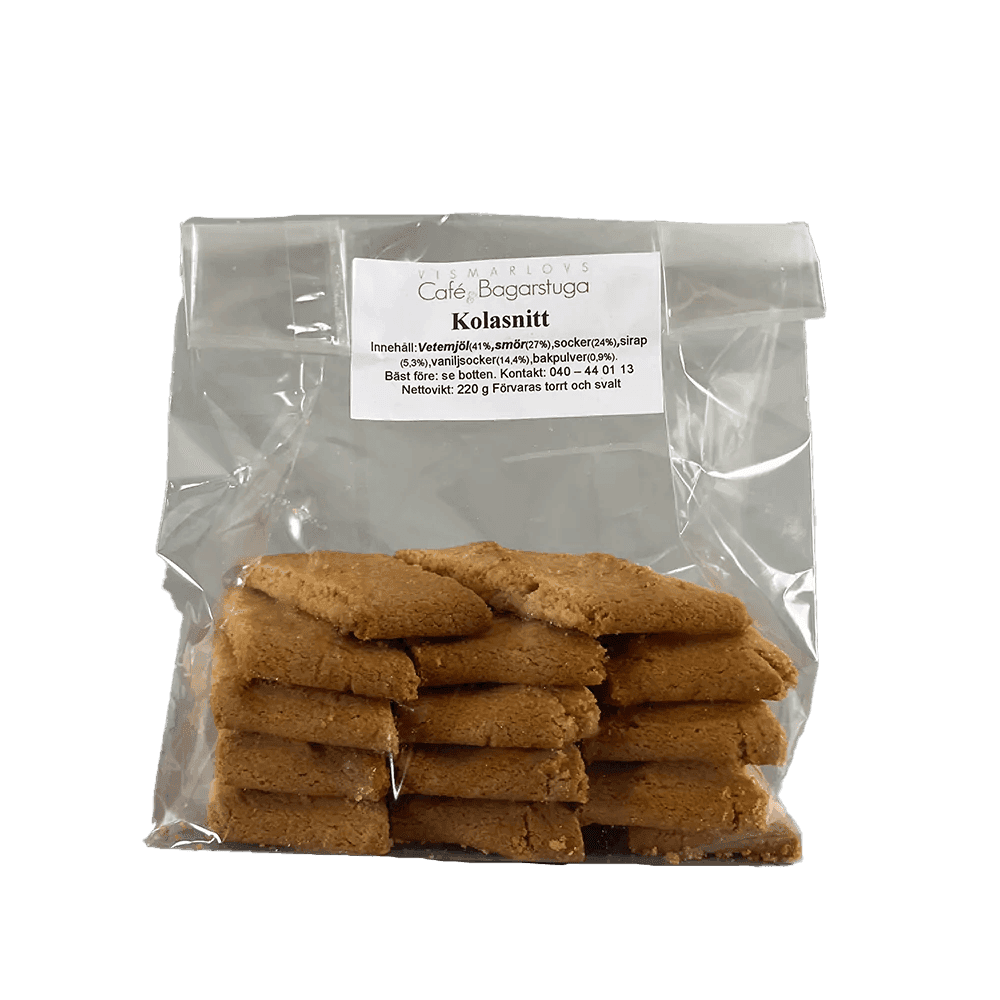 Kolasnitt (kakor) 220g - Mylla Vismarlövs Café & Bagarstuga