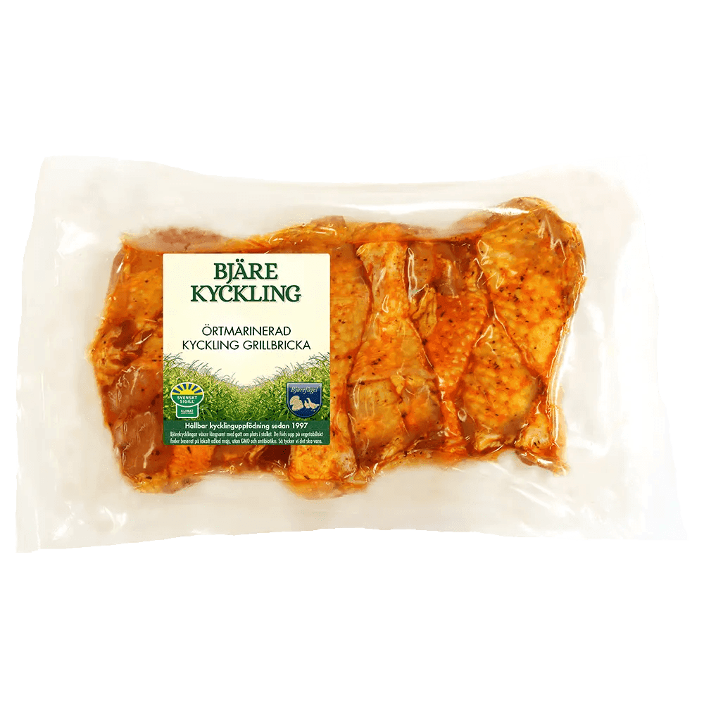 Örtmarinerad Bjärekyckling grillbricka 900g-1,1kg - Mylla Bjärefågel